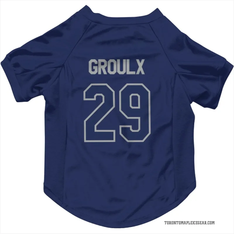 Bo Groulx Blue Toronto Maple Leafs Gray Cat & Dog Pet Jersey