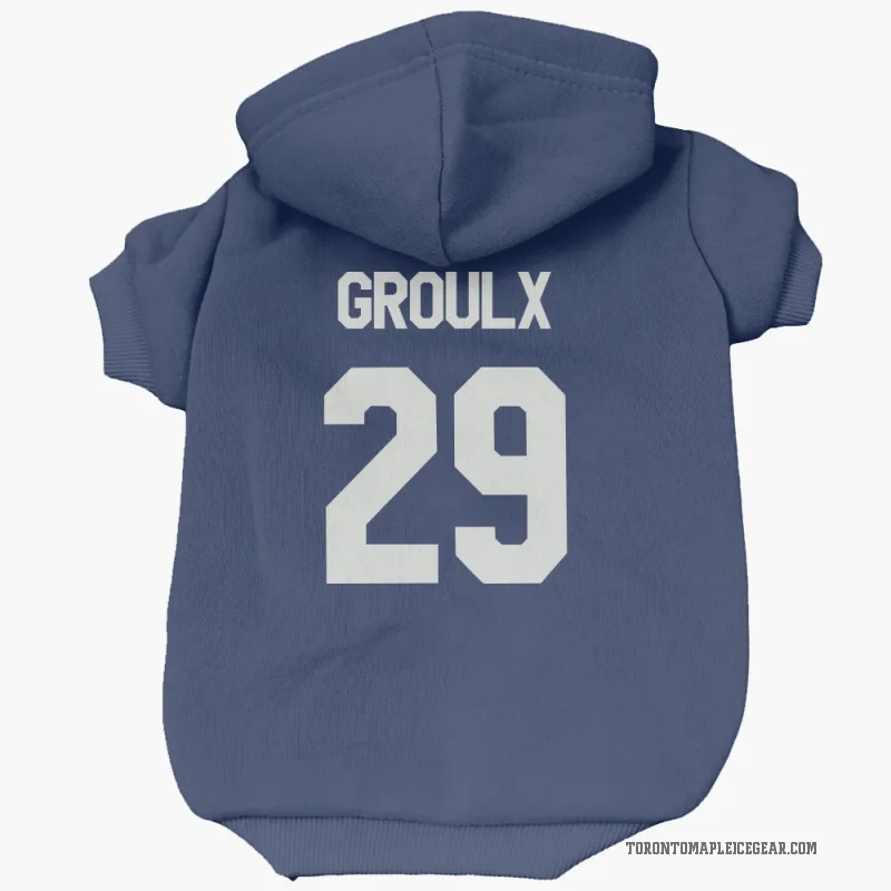 Bo Groulx Royal Toronto Maple Leafs Cat & Dog Pet Hoodie