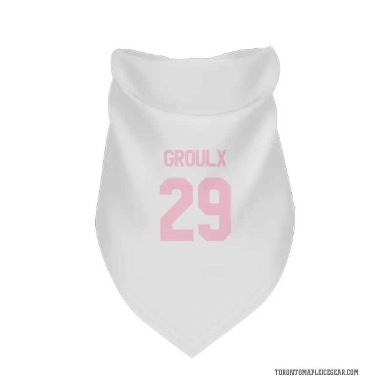 Bo Groulx  White Pink Toronto Maple Leafs  Cat & Dog Pet Bandana