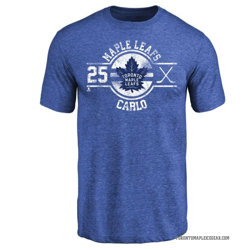 Brandon Carlo Men's Royal Toronto Maple Leafs Insignia T-Shirt -