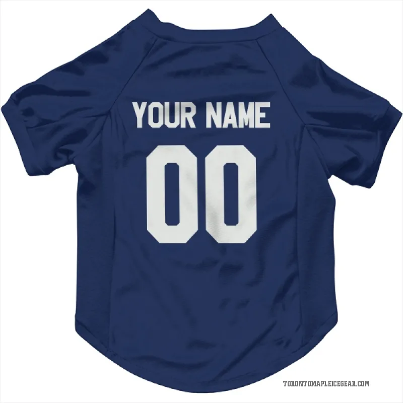 Custom Royal Toronto Maple Leafs Cat & Dog Pet Jersey