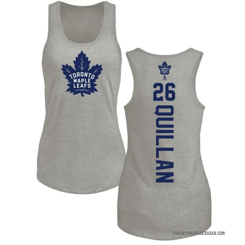 Jacob Quillan Women's Ash Toronto Maple Leafs Backer Tank Top -