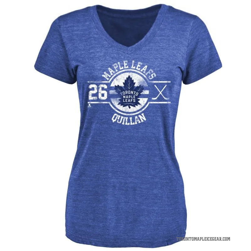 Jacob Quillan Women's Royal Toronto Maple Leafs Insignia T-Shirt -