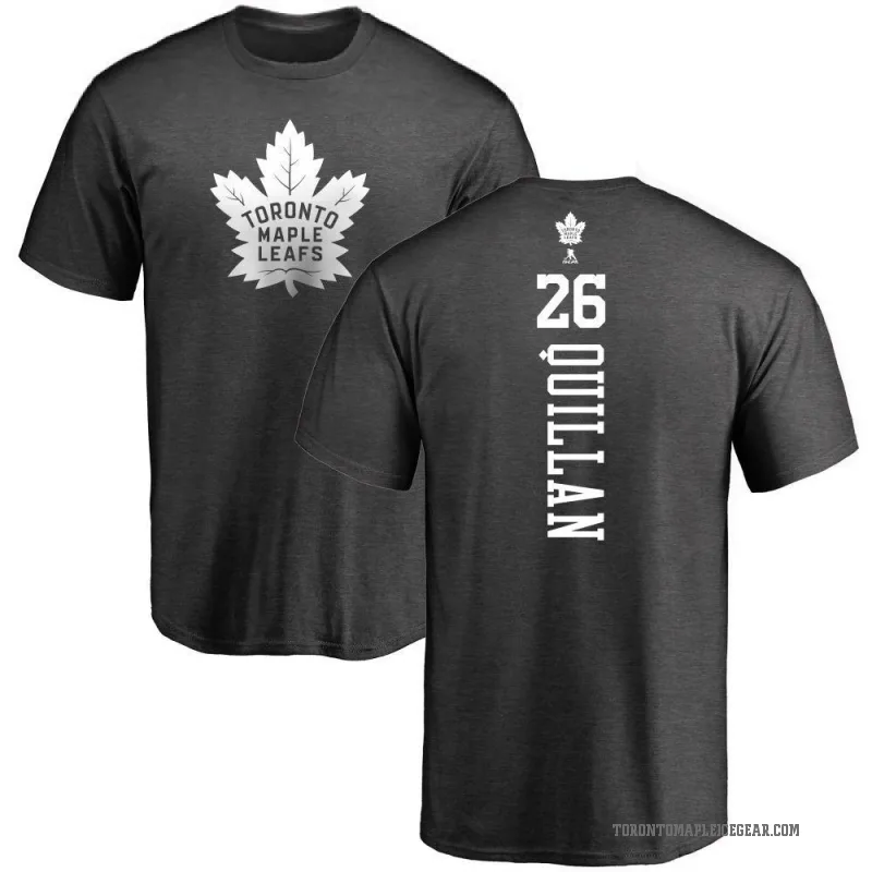 Jacob Quillan Youth Charcoal Toronto Maple Leafs One Color Backer T-Shirt -