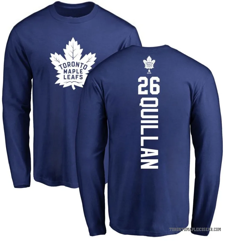 Jacob Quillan Youth Royal Toronto Maple Leafs Backer Long Sleeve T-Shirt -