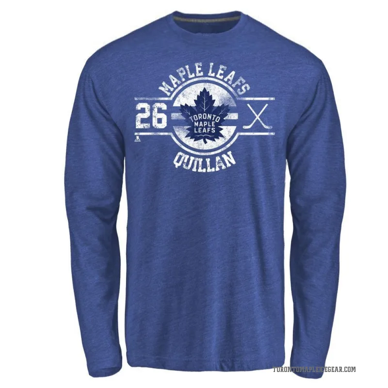 Jacob Quillan Youth Royal Toronto Maple Leafs Insignia Long Sleeve T-Shirt -