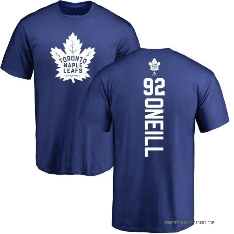 Jeff O'neill Men's Royal Toronto Maple Leafs Backer T-Shirt -