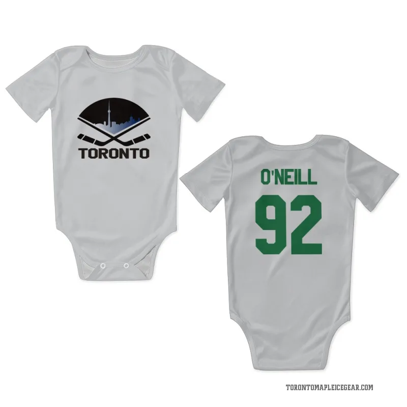 Jeff O'neill  White Toronto Maple Leafs  Green Newborn & Infant Bodysuit