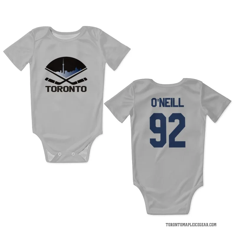 Jeff O'neill  White Toronto Maple Leafs  Newborn & Infant Bodysuit