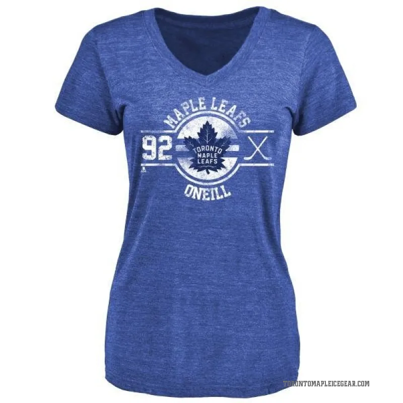 Jeff O'neill Women's Royal Toronto Maple Leafs Insignia T-Shirt -