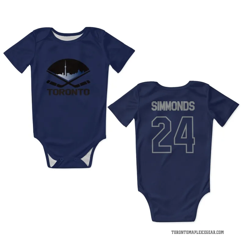 Wayne Simmonds  Blue Toronto Maple Leafs  Gray Newborn & Infant Bodysuit