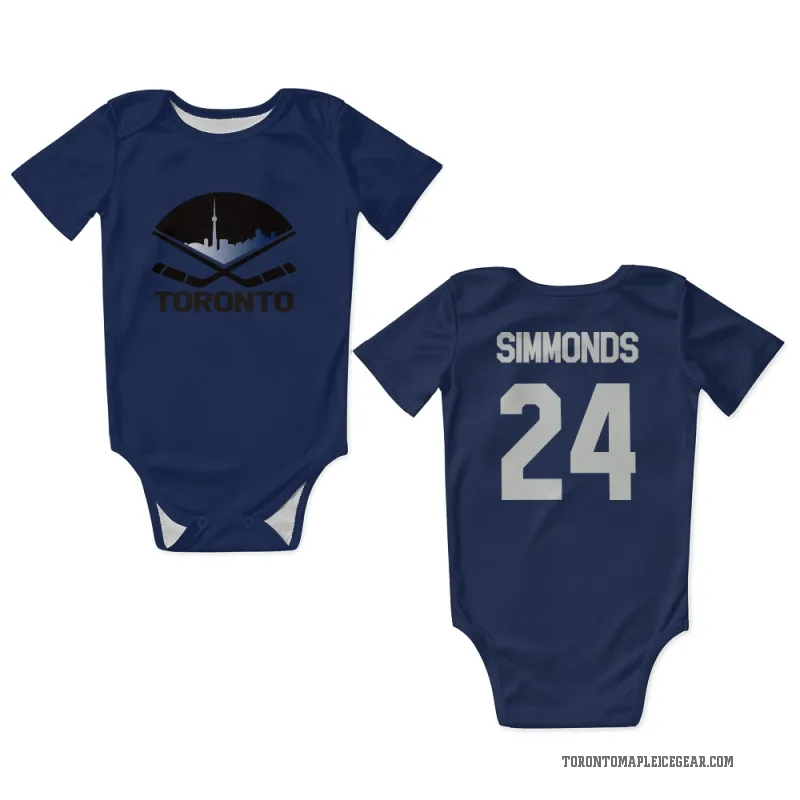 Wayne Simmonds  Blue Toronto Maple Leafs  Newborn & Infant Bodysuit