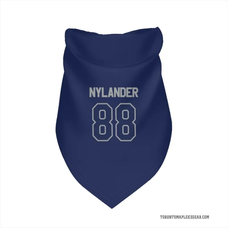 William Nylander Blue Toronto Maple Leafs Gray Cat & Dog Pet Bandana