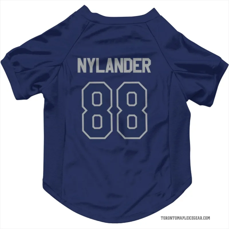 William Nylander Blue Toronto Maple Leafs Gray Cat & Dog Pet Jersey