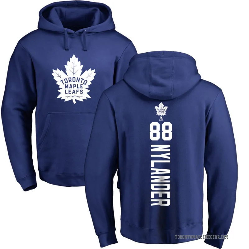 William Nylander Men's Royal Toronto Maple Leafs Branded Backer Pullover Hoodie