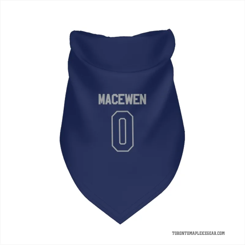 Zack MacEwen Blue Toronto Maple Leafs Gray Cat & Dog Pet Bandana
